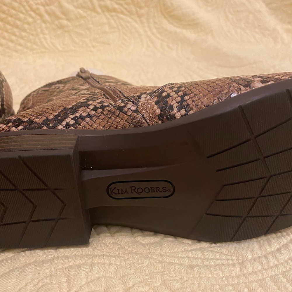 Kim Rogers ultra comfort technology Snakeskin Ankle Boots - Picture 4 of 7